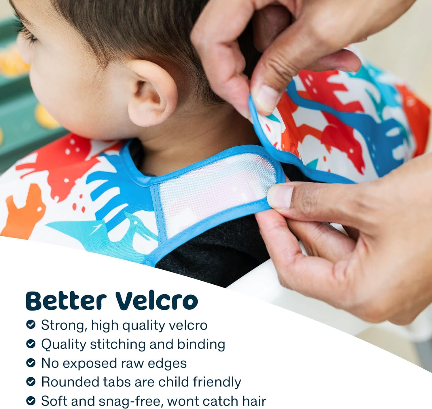 Tiny Twinkle Mess Proof Baby Bib - Waterproof Baby Apron - Machine Washable - PVC, BPA, & Phthalate Free - Great Travel Bib… - Image 3